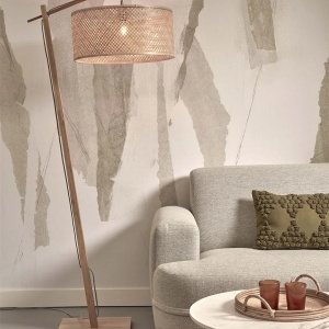 Lampadar eco din bambus Java L nat/50x22, natur 151618 universul-luminii.ro