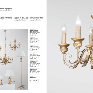 Lampadar inaltime 165cm FIRENZE PT1 ORO 020877 46008 universul-luminii.ro
