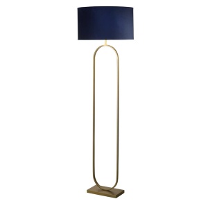 Lampadar/Lampa de podea decorativa Modish bronz/navy