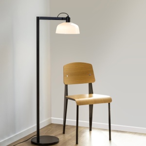 Lampadar/Lampa de podea design ambiental TATAWIN alb 122628 universul-luminii.ro