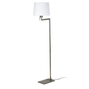 Lampadar / Lampa de podea design elegant ARTIS bronz/alb