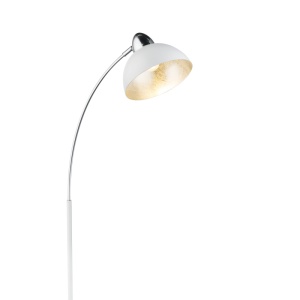 Lampadar / Lampa de podea design modern ANITA alb/crom 106348 universul-luminii.ro