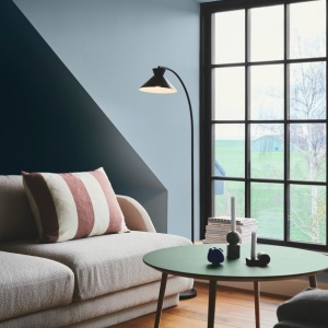 Lampadar, lampa de podea design modern Dial negru 220798 universul-luminii.ro