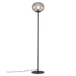 Lampadar, Lampa de podea design nordic Alton, negru/ fumuriu 2010514047 NL 84128 universul-luminii.ro
