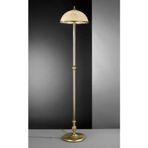 Lampadar / Lampa de podea din alama cu sticla decorata design italian 6208 101738 universul-luminii.ro