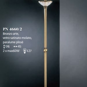 Lampadar / Lampa de podea din alama design italian H-176cm 4660 201448 universul-luminii.ro