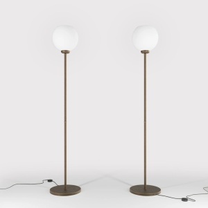 Lampadar, Lampa de podea din alama Globe - Img 3