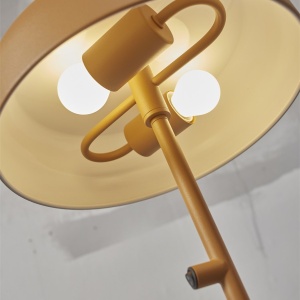 Lampadar/Lampa de podea din metal Porto mustar 224138 universul-luminii.ro