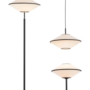 Lampadar, lampa de podea in stil american eclectic TROY 103858 universul-luminii.ro