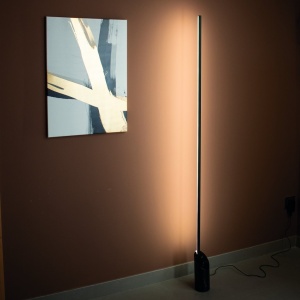 Lampadar, Lampa de podea LED design ambiental MARMOL negru 131698 universul-luminii.ro