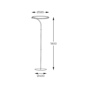 Lampadar, Lampa de podea LED design minimalist CORIT - Img 3