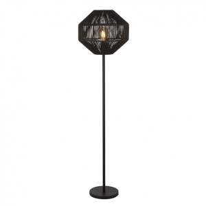 Lampadar / Lampa de podea modena Wicker EU11202-1BK SRT