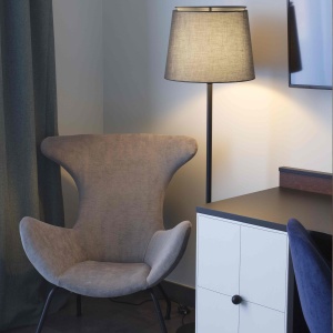 Lampadar / Lampa de podea moderna design elegant SAVOY neagra 83998 universul-luminii.ro