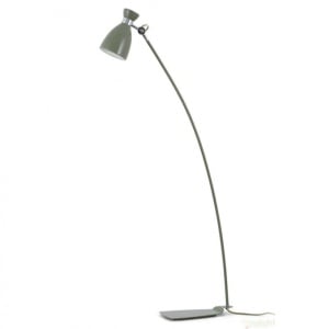 Lampadar / lampa de podea vintage verde H-125 cm, Retro 20020
