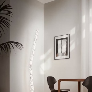 Lampadar LED design tehnico-decorativ realizat manual Hugo prisma - Img 6