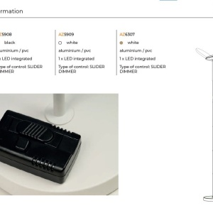 Lampadar LED reglabil stil minimalist CARPA BK 144498 universul-luminii.ro