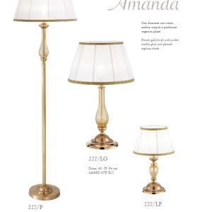 Lampadar LUX design clasic realizat manual Amanda 225318 universul-luminii.ro