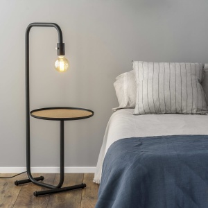 Lampadar minimalist design multifunctional GUEST Black 01046 80648 universul-luminii.ro