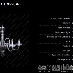 Lustra 6 brate eleganta design LUX, L11 901/06/0, F 1 floor 91788 universul-luminii.ro