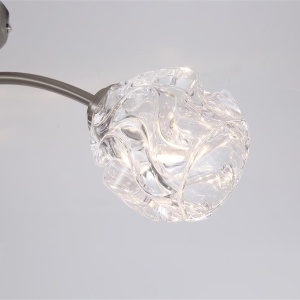 Lustra aplicata 3 becuri metal nickel satinat Astral 625588 universul-luminii.ro