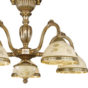 Lustra aplicata clasica cu 5 brate realizata manual 6308 107058 universul-luminii.ro