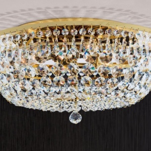 Lustra aplicata cristal Schöler design de lux Sheraton 45cm, 24K gold plated 96278 universul-luminii.ro