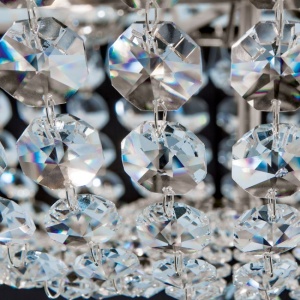 Lustra aplicata cristal Schöler design de lux Sheraton 55cm, chrome 198668 universul-luminii.ro