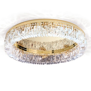 Lustra aplicata cristal Schöler design modern de lux Ring 75cm gold 95838 universul-luminii.ro