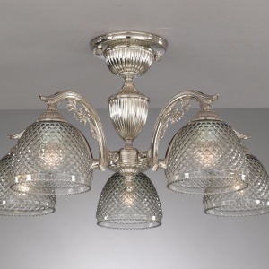 Lustra aplicata cu 5 brate design italian 9801 101808 universul-luminii.ro