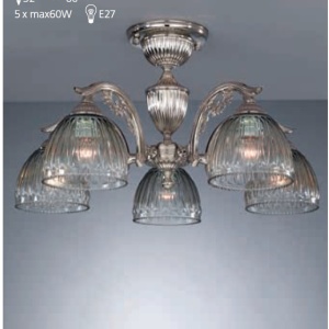 Lustra aplicata cu 5 brate realizata manual design italian 9800 202858 universul-luminii.ro