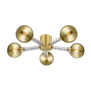 Lustra aplicata cu 5 surse de lumina design modern Mida - Img 1