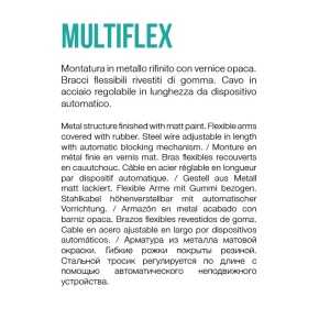 Lustra aplicata cu brate flexibile, MULTIFLEX PL8 COLOR 159010 - Img 3