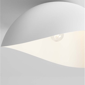 Lustra aplicata design decorativ OPSI alb D-50cm - Img 5