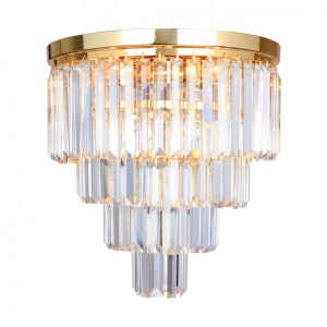 Lustra aplicata design deosebit AMEDEO, auriu FC17106/4+1 -GLD ZL - Img 1