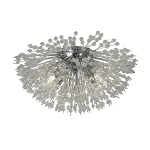 Lustra aplicata design deosebit din margele din sticla Sunburst 4Lt