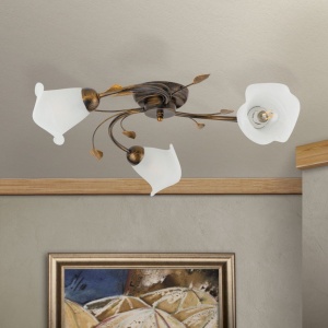 Lustra aplicata design elegant SISI 3L antique - Img 3