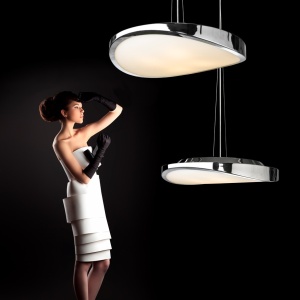 Lustra aplicata design modern 48cm Circulo Top White - Img 3