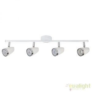 Lustra aplicata design modern alb 4 spoturi LED Karen 6669 RX - Img 1