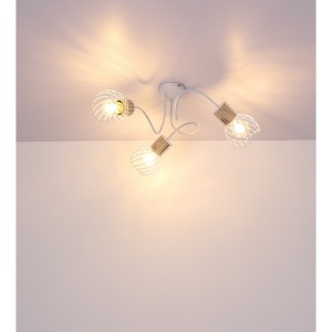 Lustra aplicata design modern LUISE alb 54012-3 GL - Img 7