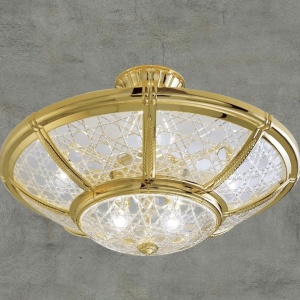 Lustra aplicata eleganta LUX realizata manual Crystal Glass - Giotto 162168 universul-luminii.ro