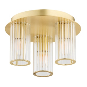 Lustra aplicata eleganta realizata din alama Hampton 3L 145148 universul-luminii.ro