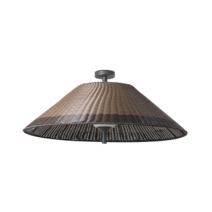 Lustra aplicata exterior IP54 din ratan sintetic maro SAIGON OUT W100 S