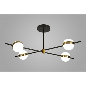 Lustra aplicata LED design Art Deco cu 4 surse de lumina Cuba 219568 universul-luminii.ro