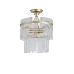Lustra aplicata moderna metal auriu, tije din sticla Lara 562588 universul-luminii.ro