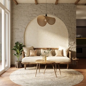 Lustra boho style design natural KOSHI I 143958 universul-luminii.ro