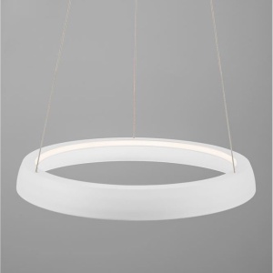 Lustra circulara aluminiu alb LED CCT OVIA 45cm 632698 universul-luminii.ro