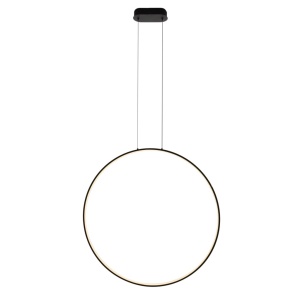 Lustra circulara LED IP44 diametru 80cm Visual negru
