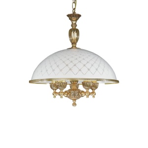 Lustra clasica alama/sticla realizat manual 7102 107318 universul-luminii.ro