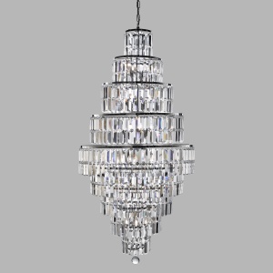 Lustra cristal casa scarii design LUX Empire 13L 1500CC SRT 46428 universul-luminii.ro