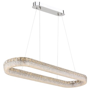 Lustra cristale din sticla LED CCT cu telecomanda LAUREL - Img 12